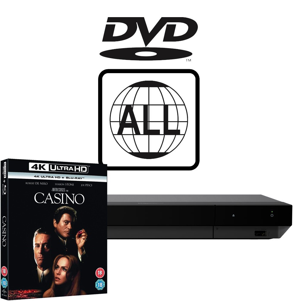 Sony Blu-ray Player UBP-X700K MultiRegion for DVD & Casino 4K UHD