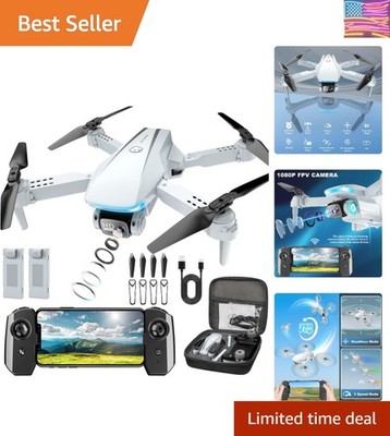 Drone with Camera - Drones for Adults with 2 Batteries, Carrying Case, 1080P ...