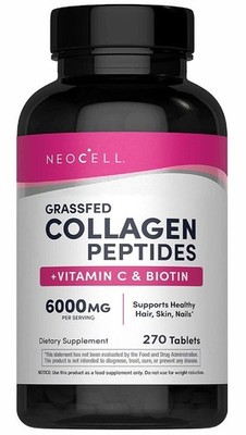Neocell Collagen Peptides 6000mg + Viatmin C und Biotin - 270 Ta (95,22 EUR/kg)