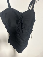 Torrid One Piece Swimsuit Size 3 Lattice Ruched Tummy Control Plus Size Swimwear