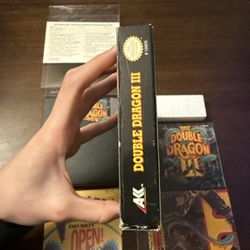 Double Dragon III (Nintendo NES) Complete W Reg & Poster - Tested - Authentic