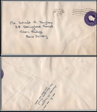 1932 Postal Stationery mint entire Sc U439d Die 7 UPSS size 13 fold error