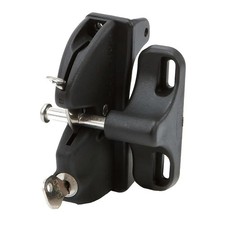 D D Black Two-Sided Key-Lockable General Purpose Gate Latch
