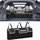 Hanging Car Trunk Organizer for SUV Truck MPV - Backseat Storage Bag 4 Pockets