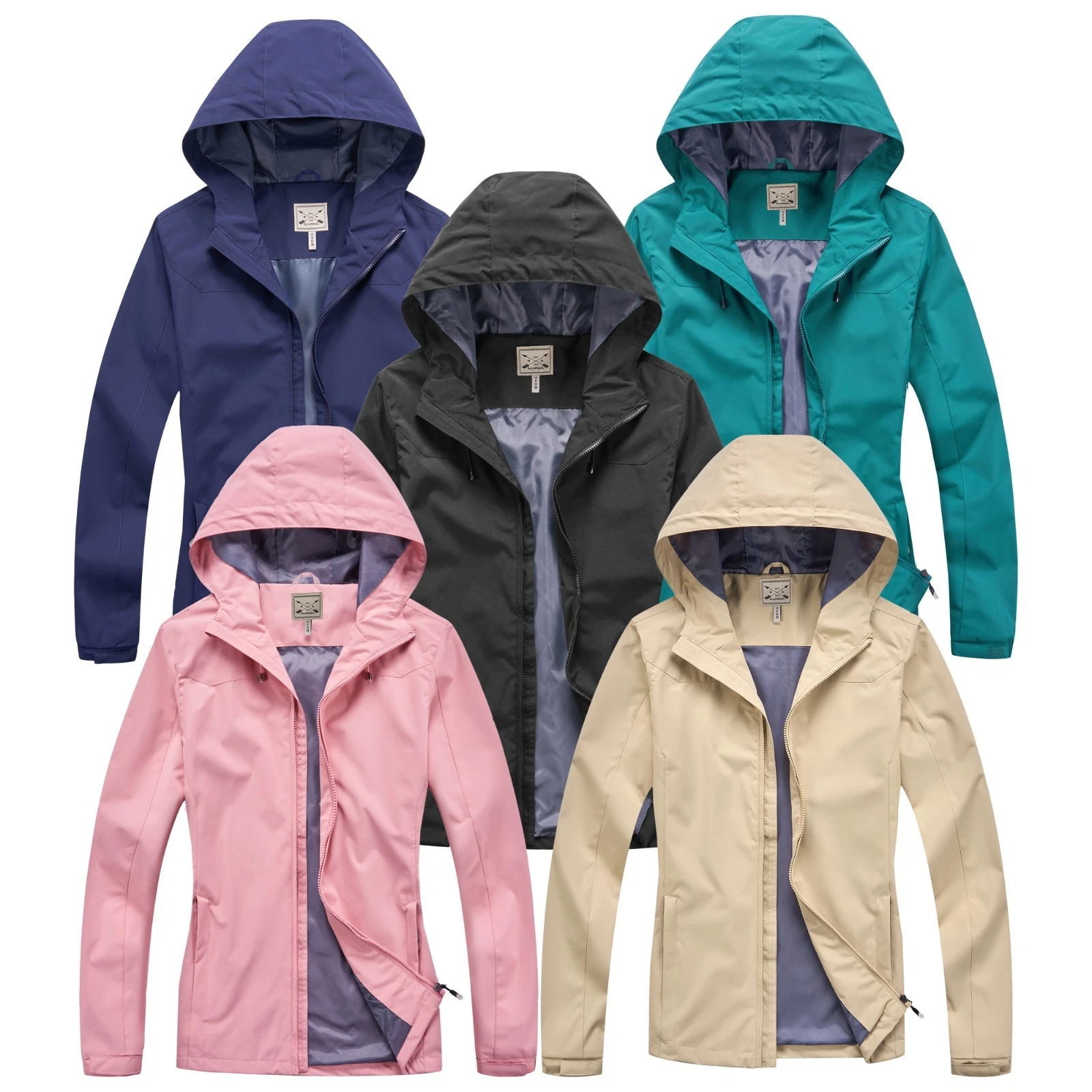 Ladies Waterproof Rain Jacket Walking Hiking Lightweight Hooded Coat UK 8-20
Opens in a new window o