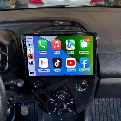 Head Unit Android 14.0 Carplay Radio Stereo Navi GPS Für Peugeot 108 2014-2021