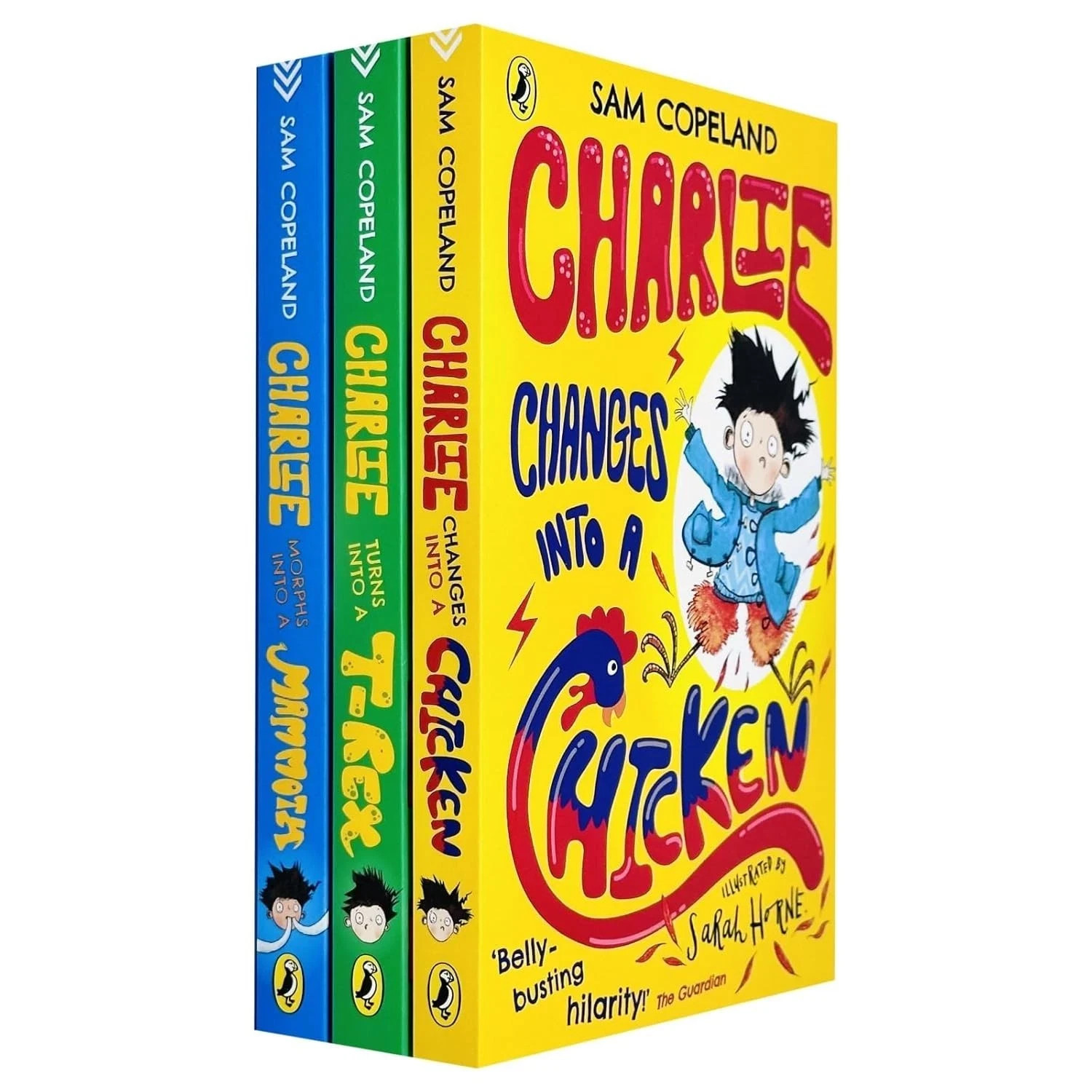 Charlie Changes Into a Chicken Series By Sam Copeland 3 Books Collection Set