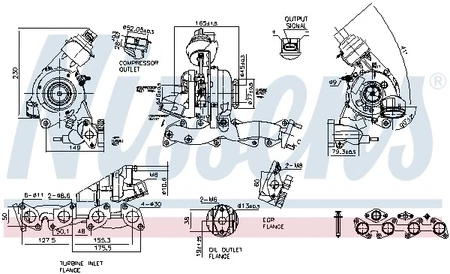 Turbolader VW TOURAN 1.2 TSI (1T1, 1T2, 1T3)