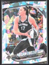 2025 Panini Prizm WNBA #49 Megan Gustafson Ice Prizm