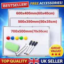 Dry Wipe Magnetic Whiteboard Small Large White Board Notice Office School HomeUK