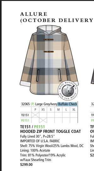 Pendleton Hooded Zip Front Toggle Coat Womens S W… - image 13