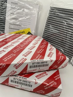 Lexus Genuine OEM Charcoal Carbon Cabin Air Filter 87139-58010 - Image 1 of 4