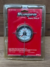 Sunpro Super Tach Ii Rpm 2-58 Inch White Bezel Cp7911 Air Core Meter - New Sunpro Super Tach Ii Rpm 2-58 Inch White Bezel Cp7911 Air Core Meter - New
