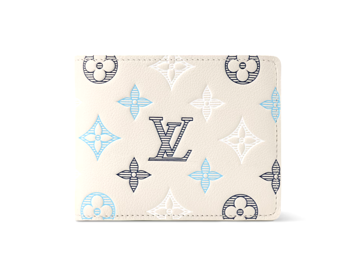 Louis Vuitton M29136 Multiple Wallet Ecru White Monogram Authentic