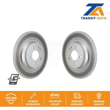 Rear Coated Brake Rotors Pair For Mercedes-Benz GLB250 GLA250 CLA250 EQB 350 300