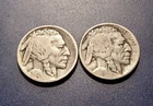 Decent 1915-P & D Buffalo Nickels