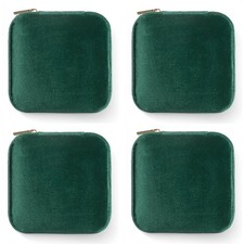 Plush Velvet Travel Jewelry Case, Travel Jewelry Organizer, Jewelry Travel Ca...