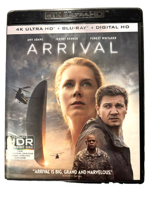 Arrival (4K Ultra HD + Blu-ray + Digital HD, 2016) NO Slipcover *LIKE NEW*