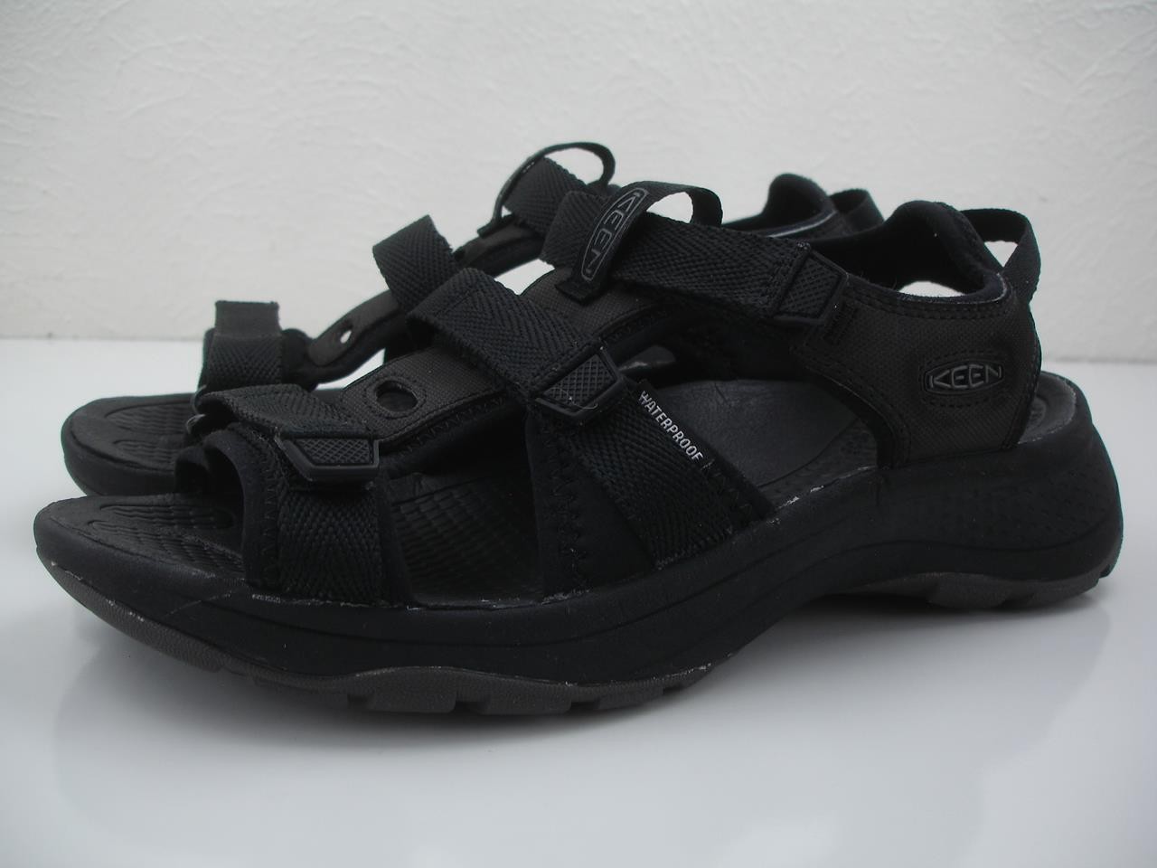 Sandali donna 8 5 M Keen Astoria West 1024868 neri punta aperta regolabile zeppa