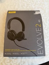 New Jabra Evolve2 40 Headset Black