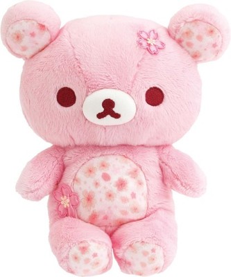 San-X Rilakkuma Sakura Plush Doll Cherry Blossom Stuffed Toy
