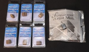 Lot Of 7 Spector Mute Violin Copper