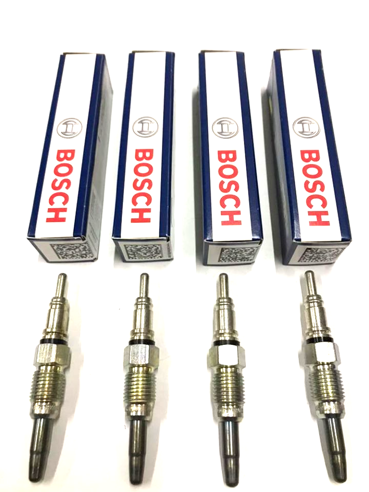 4x Bosch Glow Plugs Fits Audi 80 1.9 TDi Avant B4