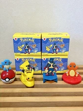 Mcdonald's Japan Pokemon Happy Set Complete  Pikachu Lucari  Charmander Squirtle