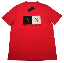 Armani Exchange T-shirt Men's Color Red Size M (NEW WITH ORIGINAL TAGS)