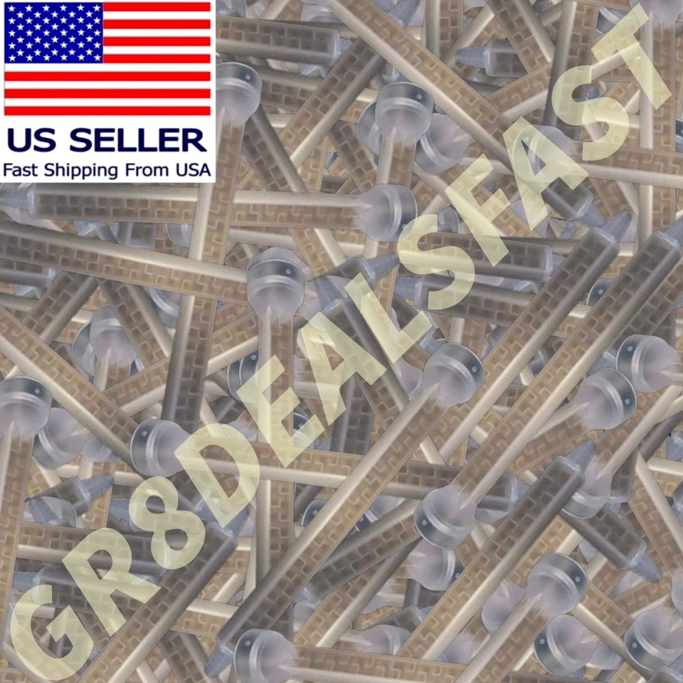 3M STYLE 8193 8194 Static Mixing Nozzle Epoxy Bond Adhesive For 8115 🔥100 CT🔥 - Image 2 of 2