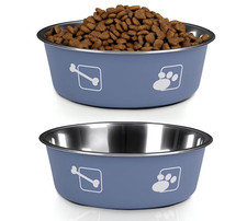 Dog and Cat Bowl - Washable - Stainless Steel - NON-Skid - Medium