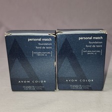 Avon Personal Match Foundation Mixed Shades SAMPLE LOT 20 Travel Size Packets
