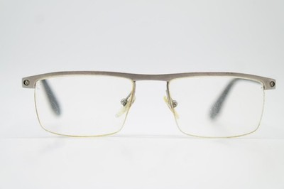 Brille Cartier TITANIUM Silber Grau Halbrand Brillengestell eyeglasses