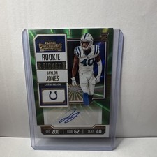 Panini 2023 Contenders Jaylon Jones Rookie Ticket Autograph #243 Colts
