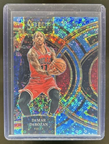 2023-24 Panini Select DeMar DeRozan Light Blue Disco Prizm Premier Level #/99