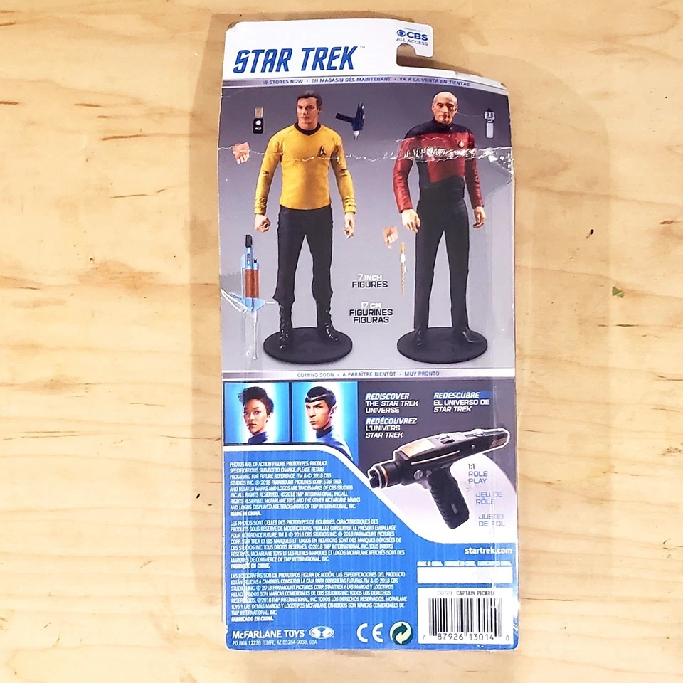 麦克法兰星际迷航让·卢克·皮卡德下一代可动人偶 2018 — 第 2/2 张图片