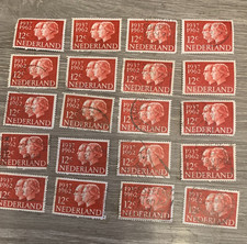 NETHERLANDS 1962. SILVER WEDDING SG919 X 20.