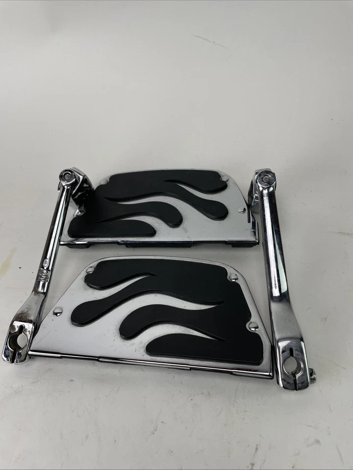 Harley Road King 2000-10 estribo trasero pasajero mSet y pedales de acoplamiento de palanca de cambios Foto 4 de 4