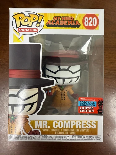 Funko Pop! My Hero Academia Mr. Compress Hot Topic 2020 NYCC Fall Convention *DB