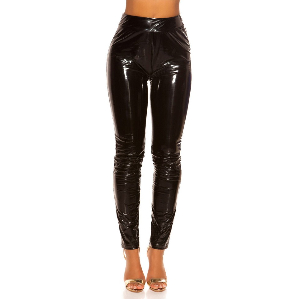 Leggings Wet-look Ecopelle Koucla Vita Alta – Termici – Milano – Donna – Nuovi