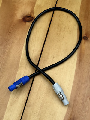 36'' GENUINE Neutrik PowerCON NAC3FCB & NAC3FCA Power In & Out 3ft Power Jumper