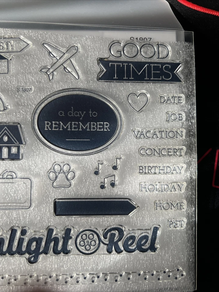 s 1807 cerca de mi corazón sellos mi acrílico (carrete resaltado) Foto 3 de 4