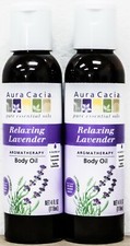2 x 4oz Bottles Aura Cacia Essential Body Mas...