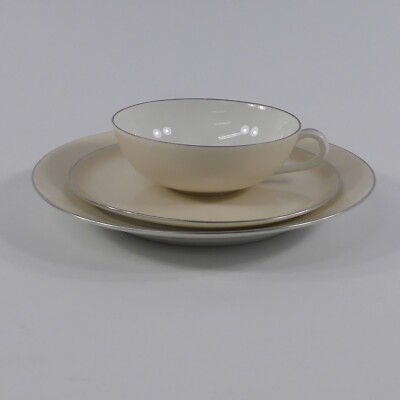 Nymphenburg Lotus Design Wolfgang von Wersin Teegedeck 3-teilig Nr. 2069