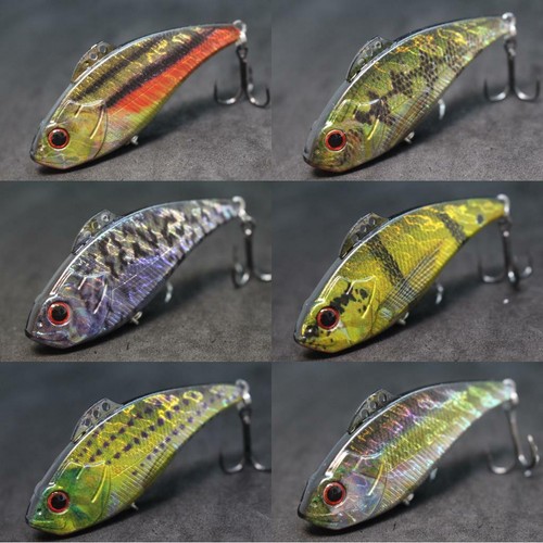 Lipless Fishing Lure wLure 2/3 oz Lifelike Sinking For Bass fishing HL773 - Picture 4 of 68