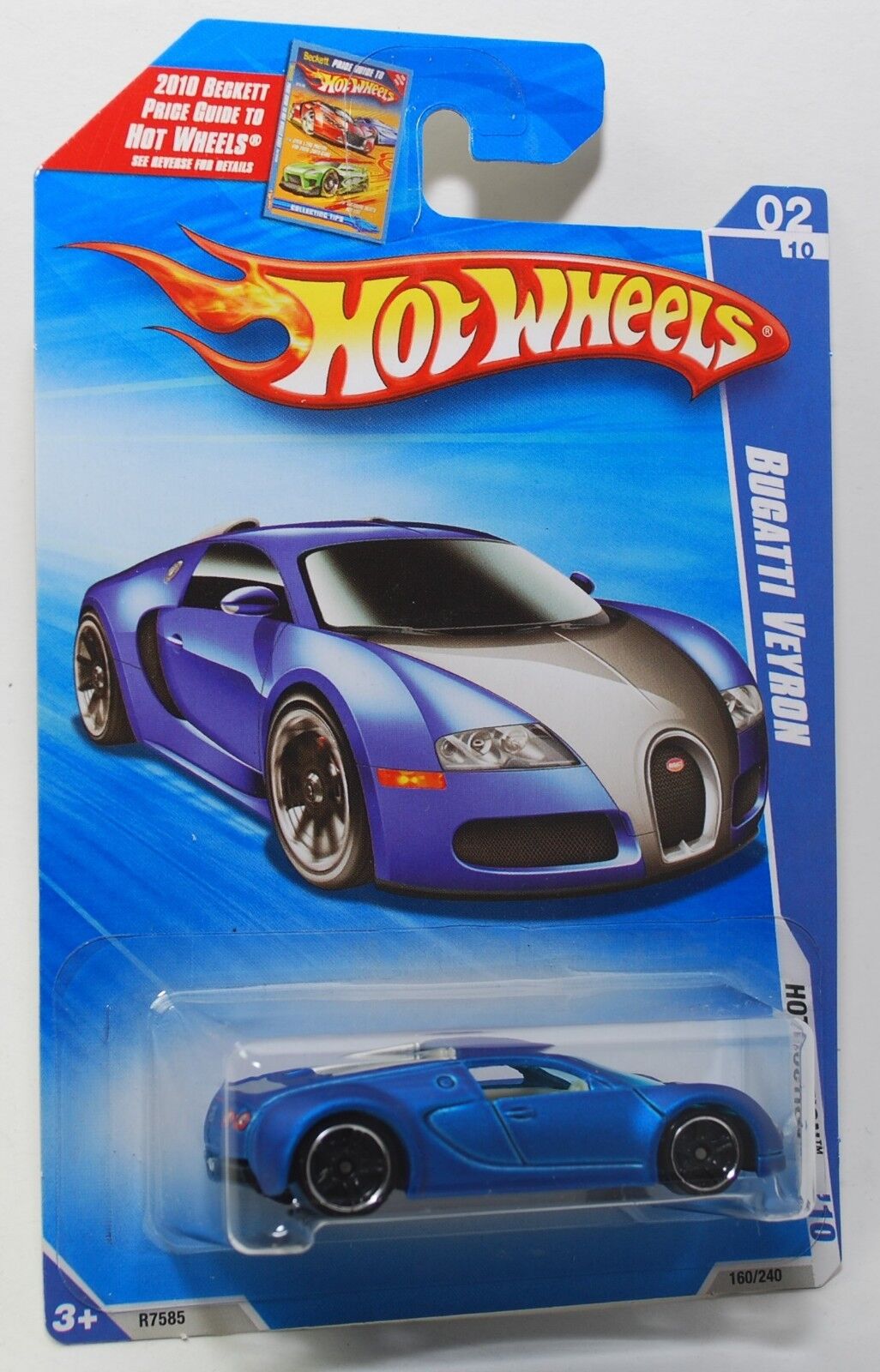 HOT WHEELS 2010 HOT AUCTION BUGATTI VEYRON #160 FACTORY SEALED