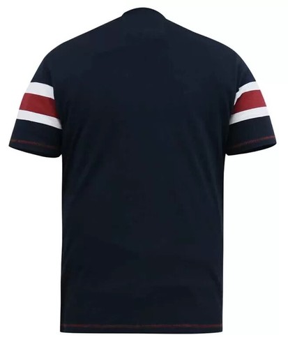 D555 Duke Big Mens San Francisco T-Shirt With Chest Embroidery 2XL-6XL (601402K) - Picture 3 of 3