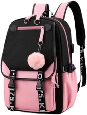 Backpack Laptop Bag School Backpack for Girls Middle School Students Bookbag wit