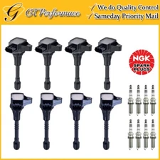 OEM Quality Ignition Coil & NGK Spark Plug 8PCS for Infiniti QX56 QX80/ Armada