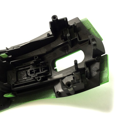 Mouse Upper Cover Black Green Mouse Shell for Razer Naga 2014 Limited Edition - Picture 4 of 7